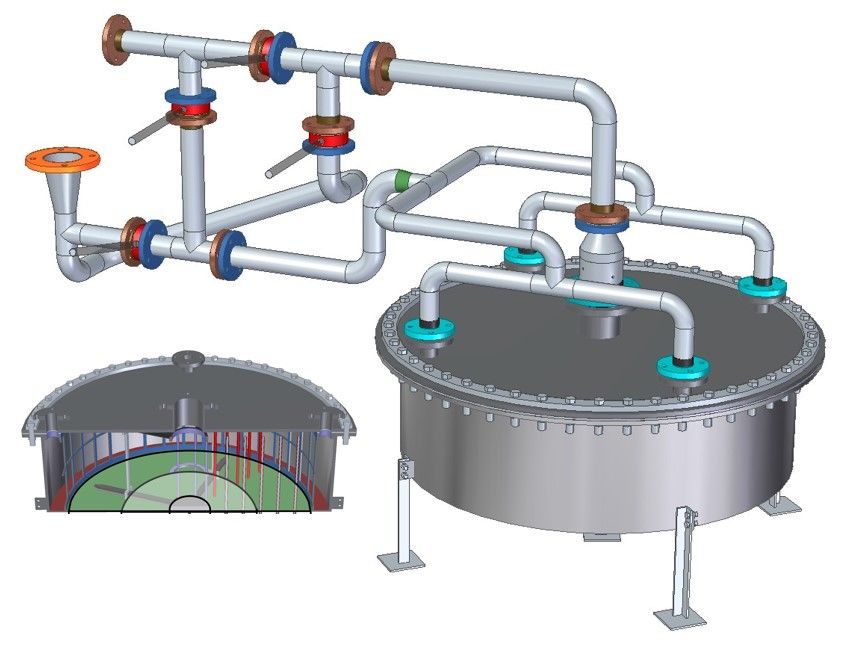 Radial TES