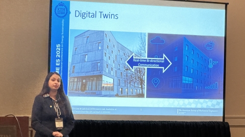 Supriya presenting at ASME ES 2025