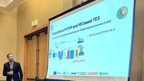 Parth presenting at ASME ES 2025