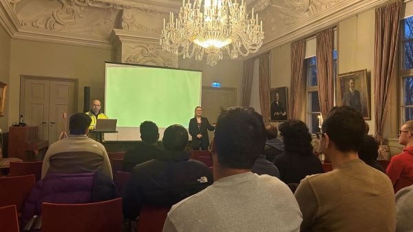 KTH students and faculty participating in a Lecture session at Siemens Energy